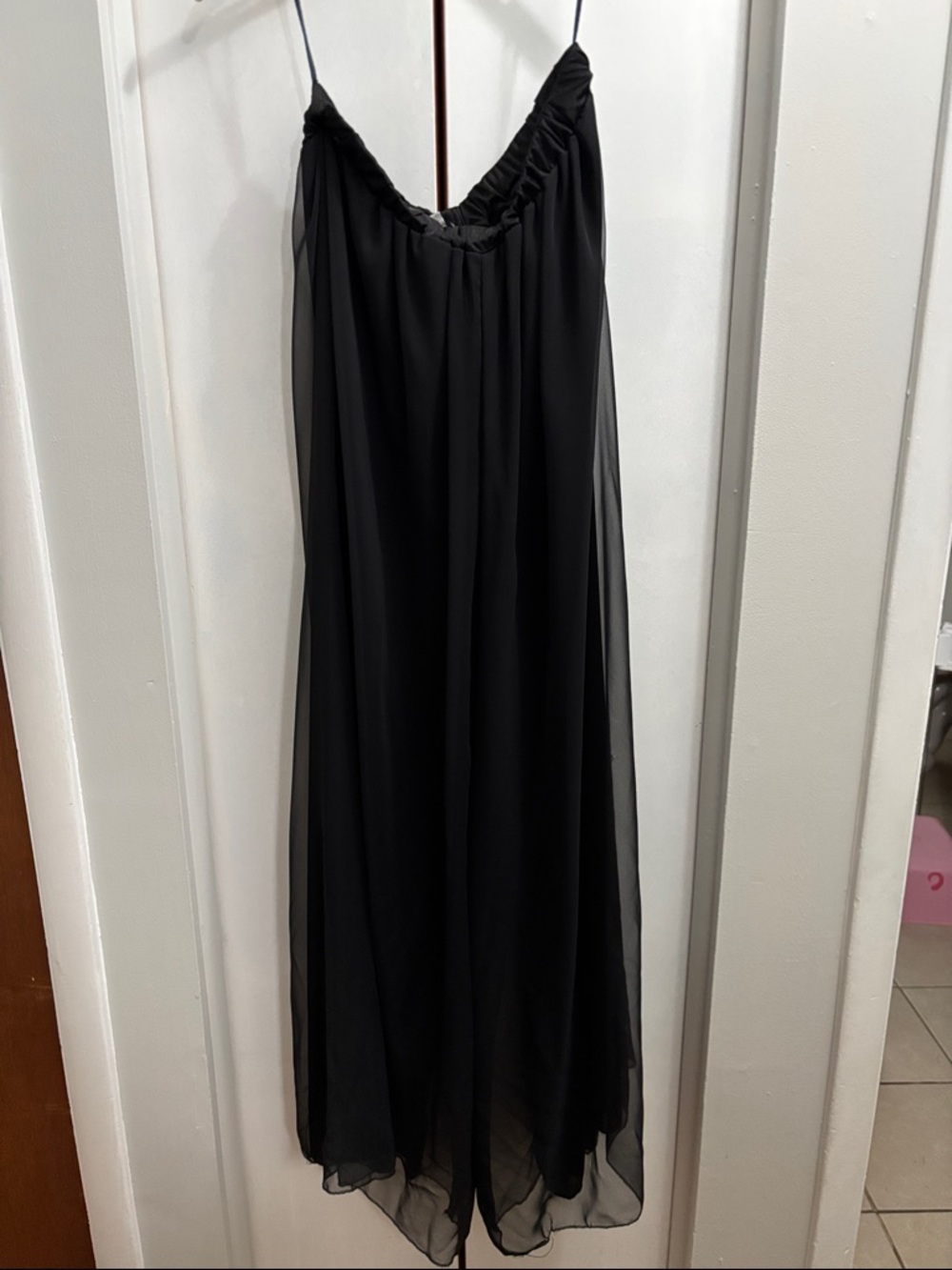 Black Wide-Leg Palazzo Pants